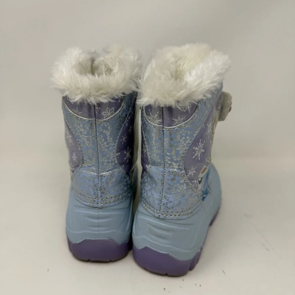 Toddler Girls' Frozen Winter Boots - Insulated Snow‎ Boots for Cold Weather Sz 9